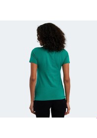 Resim Slazenger VIVEK Kadın V Yaka Yeşil Tişört 