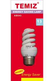Resim Genel Markalar TEMİZ Günışığı(E27) Spiral Enerji Tasarruflu Ampul 