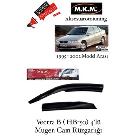 Resim Opel Vectra B Hb-50 1995-2002 Model 4'Lü Mugen Cam Rüzgarlığı 