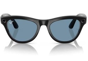 Resim Ray-Ban Meta Skyler RW4010 52 Beden 601/MF52 Parlak Siyah-Transitions Cerulean Blue 