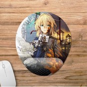 Resim Pixxa Violet Evergarden Bilek Destekli Mousepad Model - 3 Oval 
