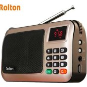 Resim Ganbao Altın Rolton W405 Dijital Mini Mp3 Müzik Çalar Taşınabilir Fm Radyo Hoparlör El Feneri ile Tf USB Disk Oynatıcı (Yurt Dışından) 