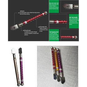 Resim Cam Kesme Elması Topuzlu 