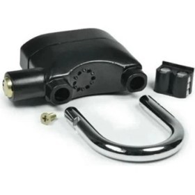 Resim Desibel Siyah Alarmlı Çok Fonksiyonlu Ekstra Güvenlikli Kare Asma Dolap Kilidi 