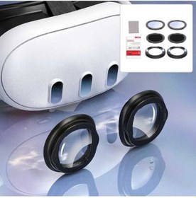 Resim Pazly Startrc Oyunları Meta Quest 3 Vr Gözlükler İçin Çizilmez Halka Lens Miyop Dioptri 6.0-7.0 / Astigmatizma 0.5-2.0 