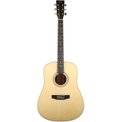 Resim [Outlet] SX SD204GTBK Dreadnought Akustik Gitar (Parlak Natural)(ol 24-24096) 