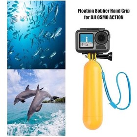 Resim Gopro Sjcam Aksiyon Kamera Sualtı Dalış El Şamandıra Monopod Sarı 