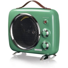 Resim ARİETE Vintage Fanlı Isıtıcı Ve Soğutucu Yeşil 