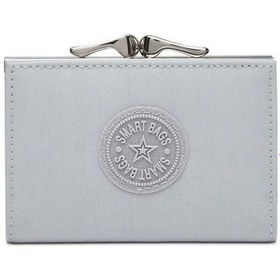 Resim Smart Bags Krinkıl Açık Gri Kadın Portföy & Clutch Çanta Smb3176 Açık Gri 