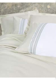 Resim Cotton Box Lusso Bambu Çift Kişilik Pike Takımı Lessy Yeşil 