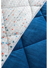 Resim Evoria Çift Kişilik Wellsoft Yorgan Uyku Seti Mavi 