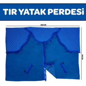 Resim VIPTIRSHOP DERİ - KADİFE TIR YATAK PERDESİ (UNIVERSAL) 