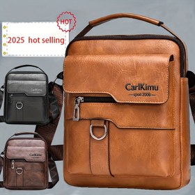 Resim Uniseks Retro Kare Çapraz Vücut Çantası - Ayarlanabilir Omuz Askısı, Çok Bölmeli ve Fermuarlı Kapatma, Erkekler & Kadınlar için İş Günlük Çanta, Siyah 