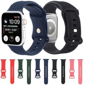 Resim Dokuma Desen Şekil 8 Tokalı Silikon Kayış Saat Kordonu iOS Uyumlu Ultra 49mm-watch Ultra 2 49mm / S / Se Akıllı Saat Aks. 47124470 
