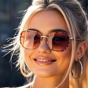 Resim Erkekler ve kadınlar için retro Avrupa ve Amerikan tarzı şık çokgen çerçeveler, çeşitli renklerde mevcuttur. Bu hafif gözlükler, sokak fotoğrafçılığı için mükemmel ve ideal bir hediye yaparlar. 