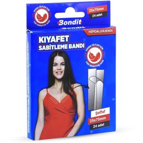 Resim Telvesse Bondit Dekolte Takı Kıyafet Vücut Bandı Vücut Için Kıyafet Yapıştırma Bandı 24adet 