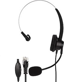 Resim Annadue H360-RJ9-VA Ses Ayarlı Telefon Kulaklığı - Gürültü Engelleme, Tüm Gün Konfor, Ultra Dayanıklı, Kullanımı Kolay - Çağrı Merkezleri, Ofisler, Ev Ofisler 