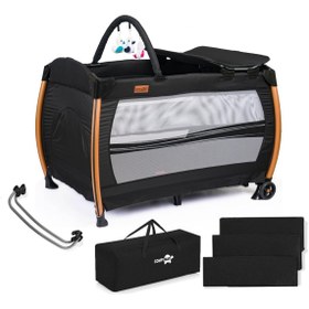 Resim Comfymax Power Park Yatak Oyun Parkı 70x110 - Cosmos Black 