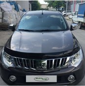 Resim Mitsubishi L200 Ön Kaput Koruyucu Rüzgarlığı 2015 2016 2017 2019 