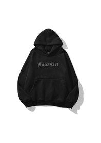 Resim Unisex Babygirl Taş Baskılı Sweatshirt Beyaz Siyah 