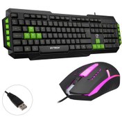 Resim HYTECH HKM-58 KABLOLU OYUNCU KLAVYE Q MOUSE SETİ 