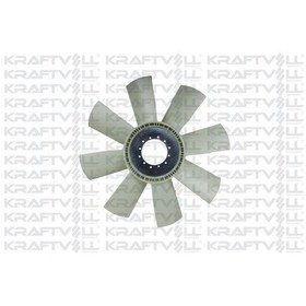 Resim Kraftvoll 08020159 Vantilatör Pervanesi Scania 3-seri 93-113 90-96 143 88-96 8 Kanat 1321876 