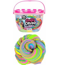 Resim Butter Cloudz Rainbow Slime 380gr. İle Çek, Sık, Uzat: Stresi Atmanın En Renkli Yolu Çok Renkli 