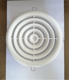 Resim Hakim Havalandırma Ø200mm Plastik Yuvarlak Mandallı Anemostad 20cm 