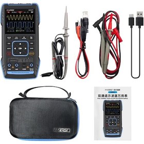 Resim Fnırsı 2c53t Yükseltilmiş Versiyon Üçü Bir Arada Osiloskop, Çift Kanal 20000 Sayım 2c53t Standart 1 10x Prob İle 