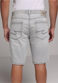 Resim Colin's Regular Fit Orta Bel Düz Erkek Black Denim Jean Şort 