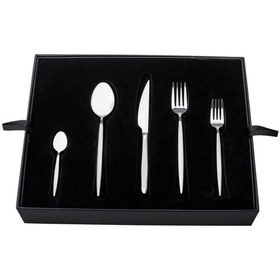 Resim Emsan Venedik 60 Parça 12 Kişilik Çatal Kaşık Bıçak Takımı Gümüş 