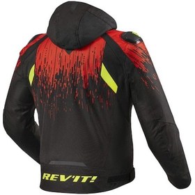 Resim Revit Revıt Quantum 2 H2O Korumalı Motosklet Montu Siyah-Kırmızı 
