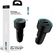 Resim 60W Pd Süper Hızlı Şarj Araç Içi Çakmaklık Şarj Aleti 2x Type-C 60W Pd 1x Usb3.0 18W 