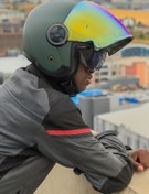 Resim LS2 CLASSY MAT YEŞİL KASK 