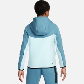 Resim Nike Sportswear Smooth Tech Fleece Full-Zip Hooded Çocuk Ceket 