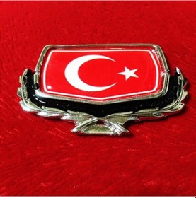 Resim Döküm Arma Türk Bayrak 