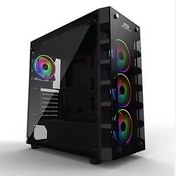 Resim Power Boost X-59 USB 3.0 Tempered Glass 4 x Rainbow Bilgisayar Kasası 