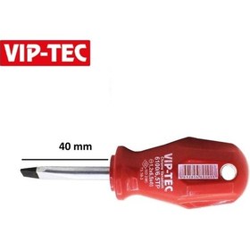 Resim Vıp-tec Düz Uçlu Topaç Tornavida Power 6.5 X 40 Mm 