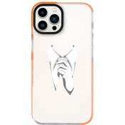 Resim iPhone 13 Pro Max Kravat Telefon Kılıfı 