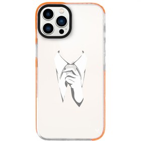 Resim iPhone 13 Pro Max Kravat Telefon Kılıfı 