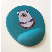 Resim Hipster Bear Bilek Destekli Mouse Pad 