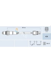 Resim Vw Golf 4 Oksijen Sensoru 1.6 2000-2004 Atn Aus Azd Bcb Fae 77259 
