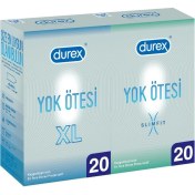 Resim Durex Yok Ötesi XL 20’li + Slim Fit 20’li İnce Prezervatif 