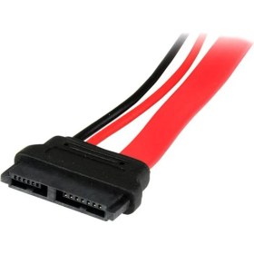 Resim Mini Sata Slimline Sata 6+7 13 Pin To Sata 4 Pin Molex Power Kablo 50CM 