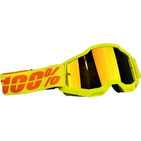 Resim Ccgloball Açık Havada Sürüş İçin Yeni Motosiklet Arazi Gözlüğü Sarı Çerçeve Kırmızı Tablet 