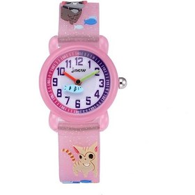 Resim Sones Jnew A369-86321 Çocuklar İçin Su Geçirmez Zaman Bilişsel Çizgi Film Kurdele Kuvars Saat Flamingo 