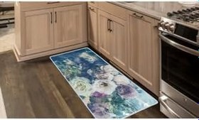 Resim Colorix Carpet Kaymaz Taban Tezgah Önü Mutfak Paspası 75x150 Cm No: 407 