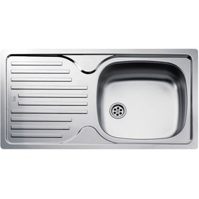 Resim TEKA İnfant 45 Mikro Keten Dokulu Tek Gözlü Sol Damlalıklı Eviye (TEKA.40109762) 
