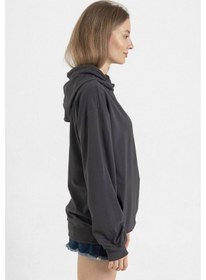 Resim Rose Toxic Till The End Füme Kadın 2ip Kapşonlu Füme 