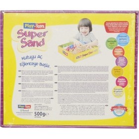 Resim Play-toys 500 Gr. Kinetik Kum Eğlence Seti Ve 6 Kalıp 